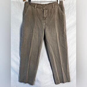 Vintage Gramicci Pants Women 14 Jeans Bareback Beige Cotton Climbing USA Made